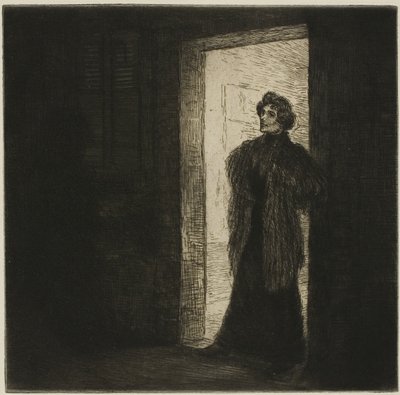 Sur le seuil - Théophile Alexandre Pierre Steinlen