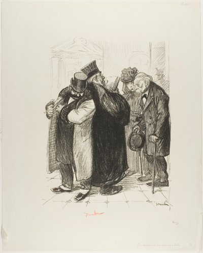 On vole du côté de la loi - Théophile Alexandre Pierre Steinlen