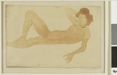 Femme nue couchée - Théophile Alexandre Pierre Steinlen