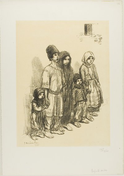 Enfants serbes - Théophile Alexandre Pierre Steinlen
