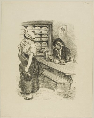 Le retour du marin - Théophile Alexandre Pierre Steinlen