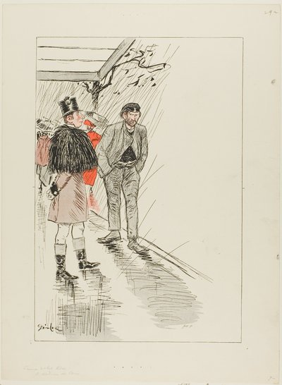 Vagabond de Paris - Théophile Alexandre Pierre Steinlen