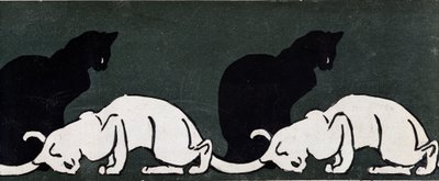 Chats par Steinlen - Théophile Alexandre Steinlen