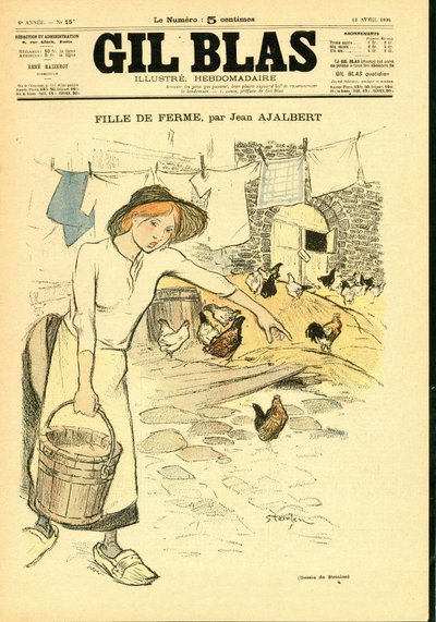 Couverture de Gil Blas - Théophile Alexandre Steinlen