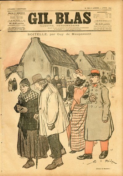Couverture de "Gil Blas" - Théophile Alexandre Steinlen