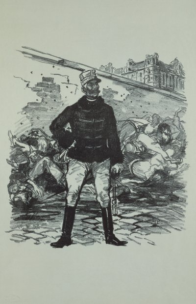 Général Gaston Auguste (1830-1909) Marquis de Gallifet, dans toute sa gloire - Théophile Alexandre Steinlen