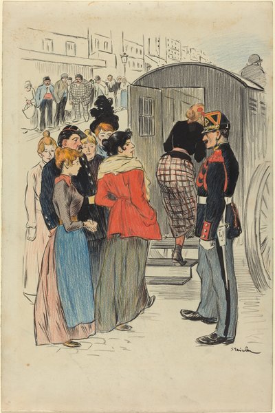 La Rafle - Théophile Alexandre Steinlen