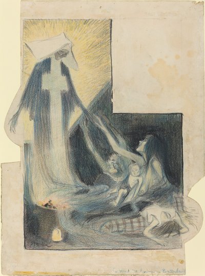 La mort des pauvres - Baudelaire - Théophile Alexandre Steinlen