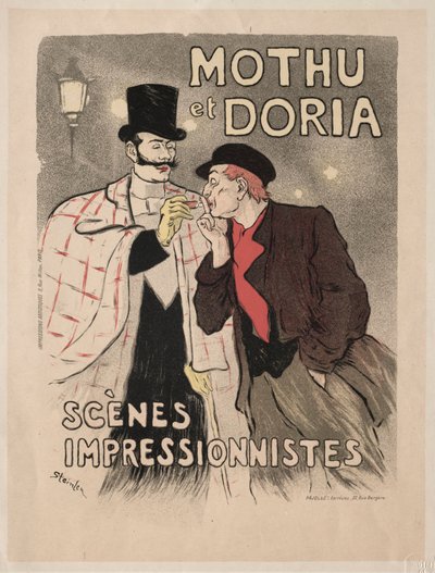 Mothu et Doria - Scènes impressionistes - Théophile Alexandre Steinlen