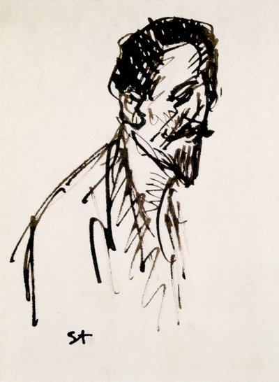 Portrait de Jehan Rictus, 20e siècle - Théophile Alexandre Steinlen