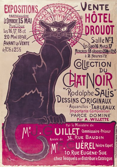 Affiche publicitaire pour une exposition de la 