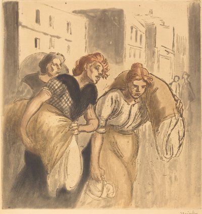 Retour de la laverie - Théophile Alexandre Steinlen