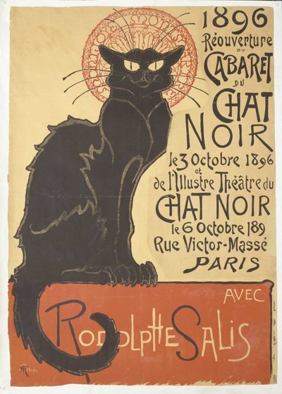 Réouverture du Cabaret du Chat Noir - Théophile Alexandre Steinlen