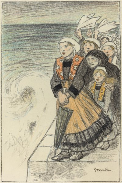 Femmes de marins - Théophile Alexandre Steinlen