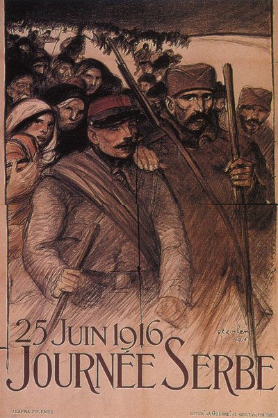 Jour de la Serbie, 25 juin 1916 - Théophile Alexandre Steinlen
