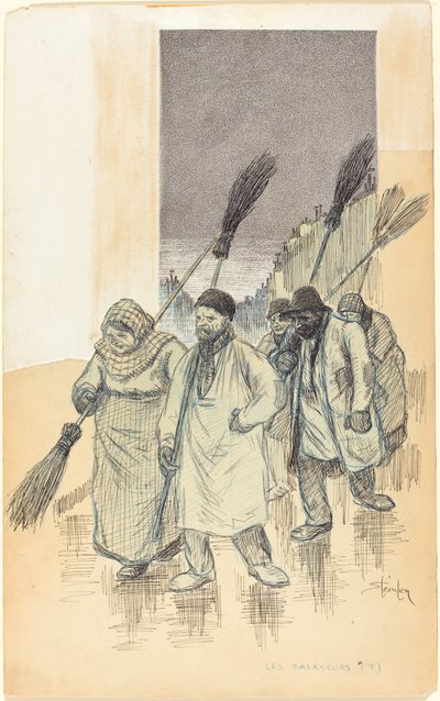 Balayeurs - Théophile Alexandre Steinlen