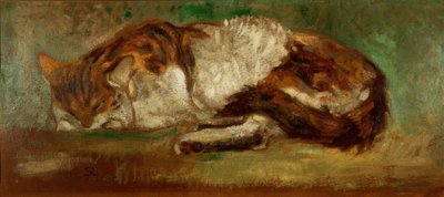 Chat endormi - Théophile Alexandre Steinlen