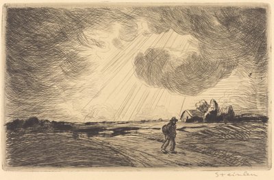 Orage - Théophile Alexandre Steinlen