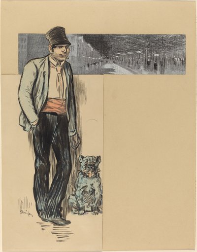 Vers le village - Théophile Alexandre Steinlen