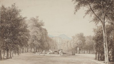 De la Villa Reale (maintenant Villa Nazionale) à Naples - Thorald Brendstrup