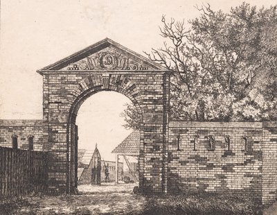 La porte de la forteresse à Rysensten - Thorald Læssøe