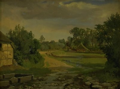 Chemin à travers un village danois - Thorald Læssøe