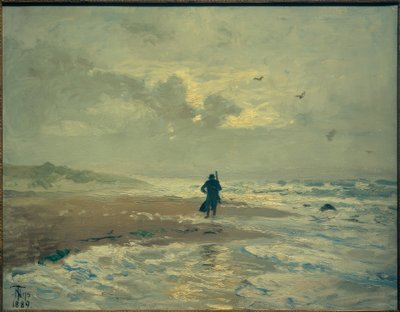 Vue de la plage. Grenen près de Skagen - Thorvald Niss