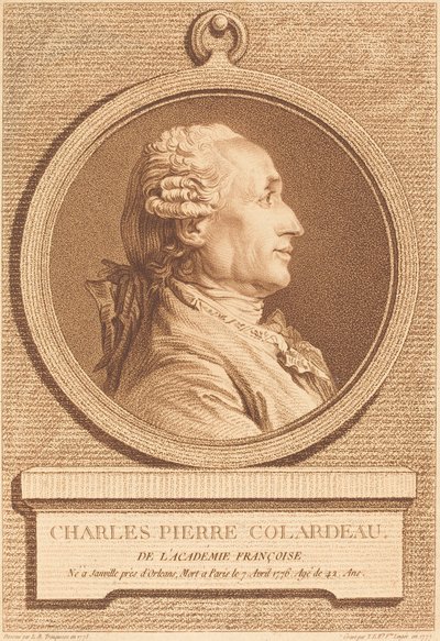 Charles Pierre Colardeau - Thérèse Éléonore Lingée after Louis Rolland Trinquesse