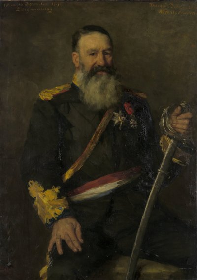 Piet J. Joubert (1831-1900). Commandant-général de la République sud-africaine - Thérèse Schwartze