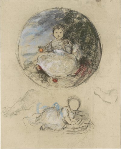 Deux études de la princesse Juliana - Thérèse Schwartze