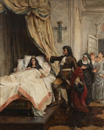 Pierre le Grand visitant Madame de Maintenon en 1717 - Thérèse de Champ Renaud