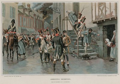 Arrestation des déserteurs - Thure de Thulstrup