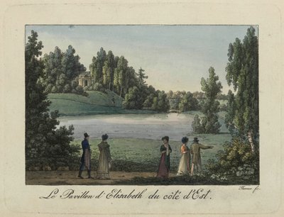 Le Pavillon Élisabeth dans le parc de Pavlovsk, années 1810 - Thurner