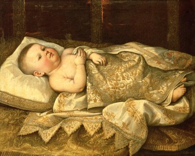 Portrait du prince Léopold de Médicis bébé - Tiberio di Tito