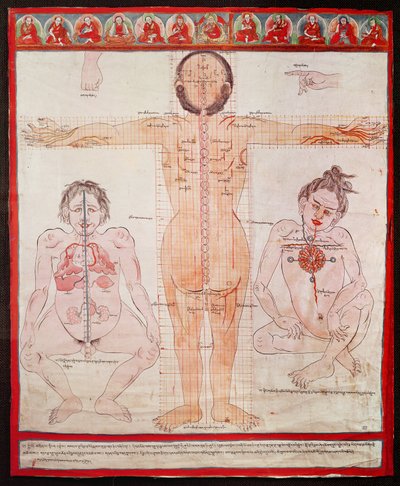 Tableau anatomique, 1938 - Tibetan School