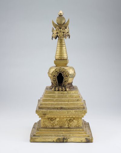 Stupa, fin 17e-début 18e siècle - Tibetan School