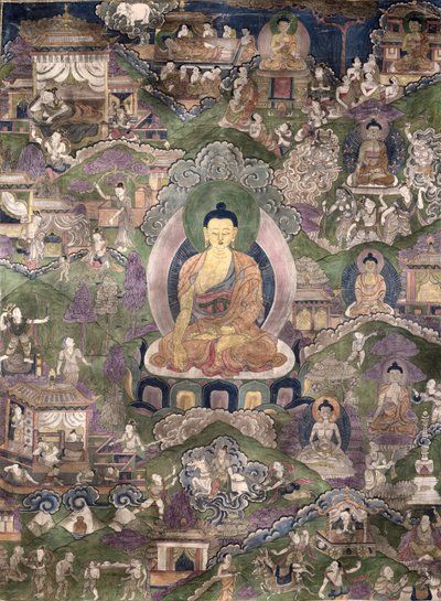 Thangka du Bouddha - Tibetan School