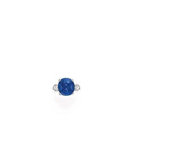 Bague (saphir, diamants et platine) - Tiffany and Company
