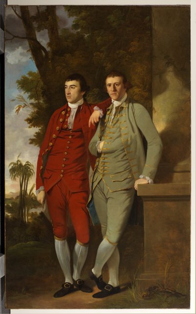 Portrait de Charles et du capitaine John Sealy - Tilly Kettle