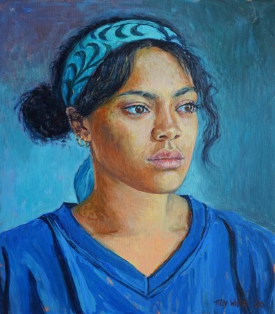 Fille en bleu - Tilly Willis