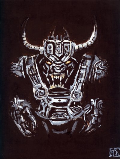 Monstre robot menaçant - Tim Hoinkis