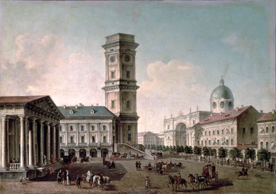 Vue de la perspective Nevski, Saint-Pétersbourg, 1810-20 - Timofei Alexeyevich Vasiliev