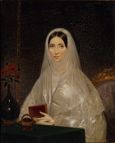 Portrait de la comtesse Tatyana Golitsyna Potemkina, 1840s - Timofei Andreyevich Neff
