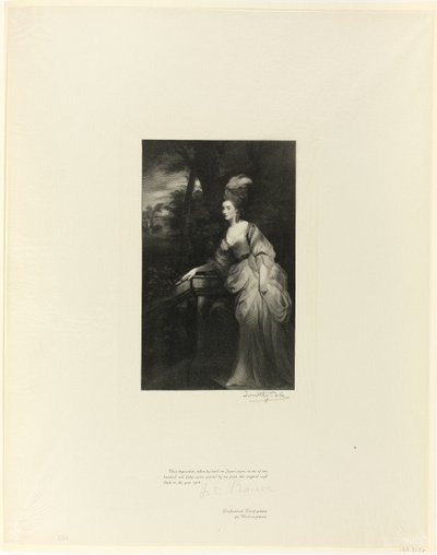 Georgiana, duchesse de Devonshire, des maîtres anglais anciens - Timothy Cole