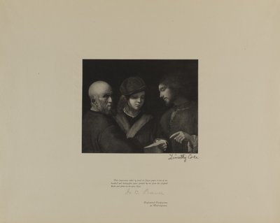 Anciens maîtres italiens - Timothy Cole
