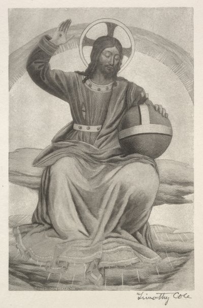 Vieux maîtres italiens : Christ en majesté, 1888-1892 - Timothy Cole