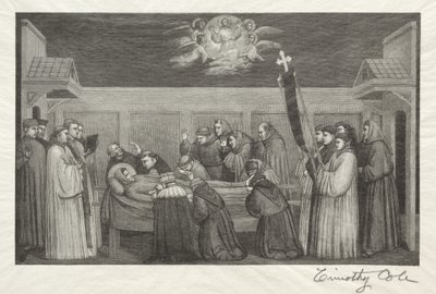 Vieux maîtres italiens : Mort de Saint François, 1888-1892 - Timothy Cole