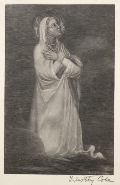 Maîtres italiens anciens : Figure de la Vierge, 1888-1892 - Timothy Cole
