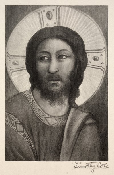 Vieux maîtres italiens : Tête du Christ, 1888-1892 - Timothy Cole
