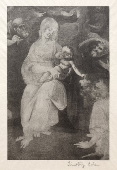 Vieux maîtres italiens : Madone et Enfant, 1888-1892 - Timothy Cole